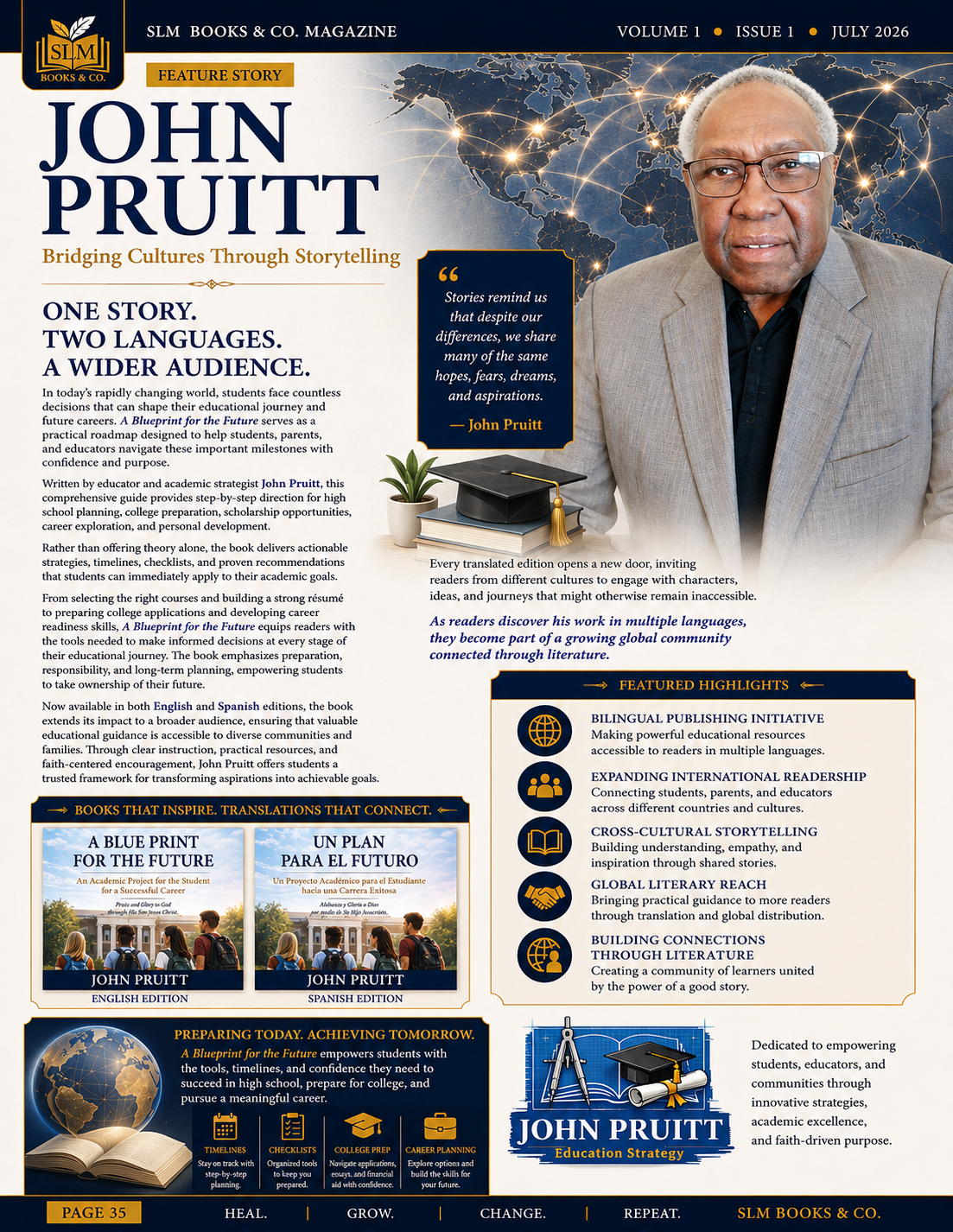 John Pruitt education strategy editorial feature